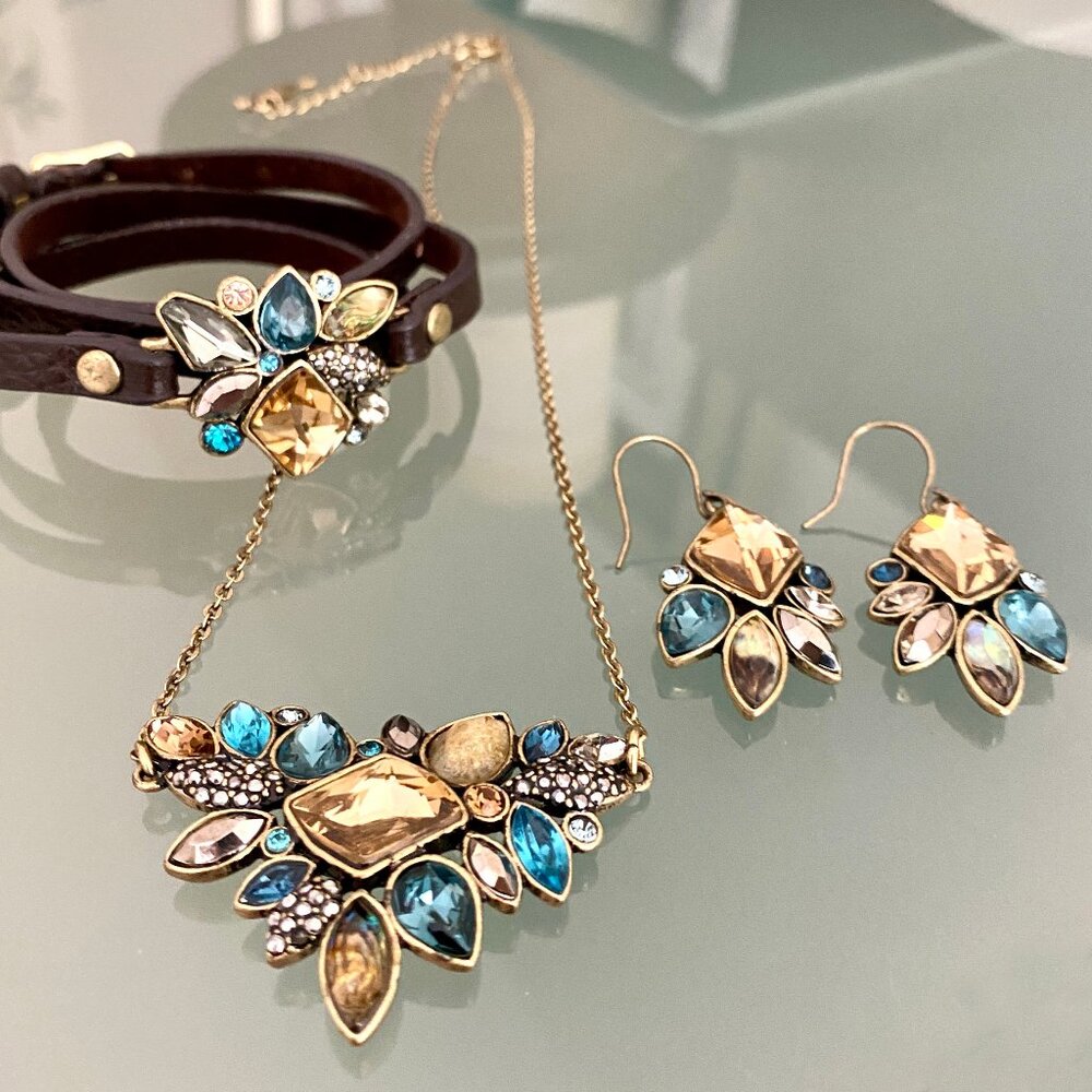 Gemstone Sunset on the Seine Set